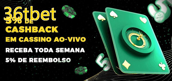 Promoções do cassino ao Vivo 36tbet